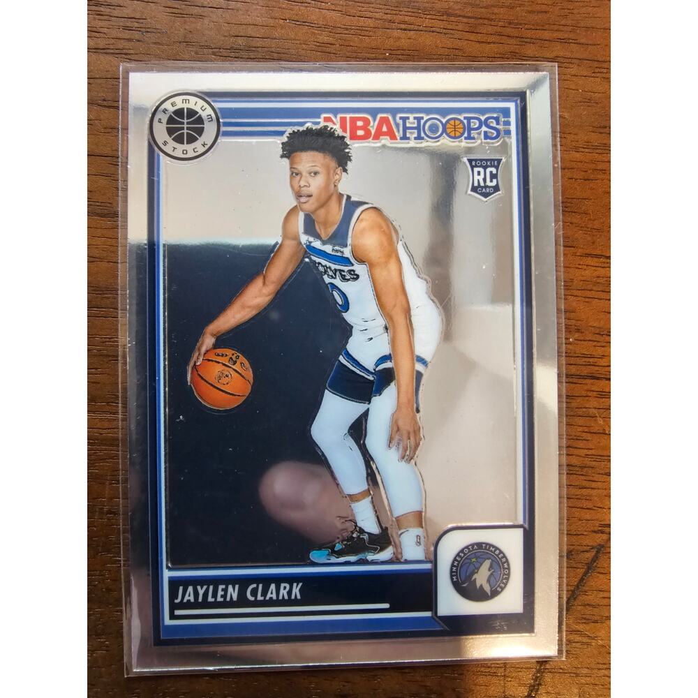 Jaylen Clark 2023-2024 NBA Hoops Premium #189 - Rookie - Timberwolves - NBA